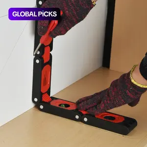 Multifunctional Folding Level, 1 Count 28 Inch Multipurpose Angle Ruler, Accurate Multi-angle Measuring Ruler, Compact Design Storage Tool for Carpenter, Hardware #GLOBAL PICKS