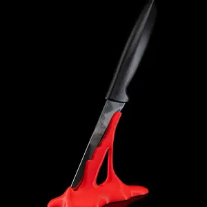 Bloody knife holder. Halloween Kitchen Plastic