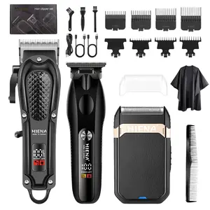 Men's Electric Hair Trimmer Set, Shaver, High Power Lithium Battery, 7000 Rpm, USB Charging, Home Beauty Grooming, Ideal Gift, Barber Clippers Set