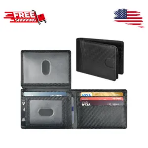 Slim Leather Wallet for Men