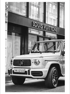 Mercedes G Wagon Poster - High-Quality Standard Print on Premium Luster Photo Paper - Ideal for Dorms, Bedrooms, and Home Offices