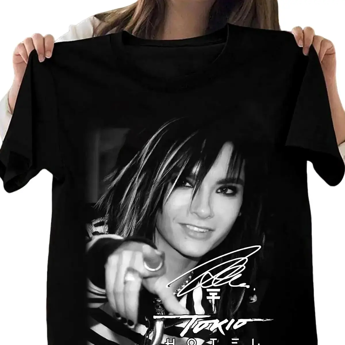 Tokio Hotel Bill Kaulitz T-Shirt Trendy Cotton Tee for Men & Women