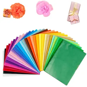 Large Gift Wrapping Tissue Paper & Box Liner - 27.5"x20", 20 Sheets/Pack, Semi-Sheer for Florist Bouquets, Wedding, Valentine's Day, Party DIY