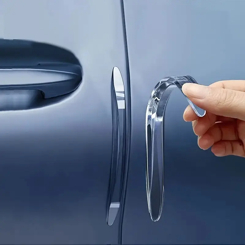 8pcs,Invisible Door Bumper Strip Car Door Edge Anti-Collision Scratch Supplies Artifact Rearview Mirror Protection Car Sticker Strip
