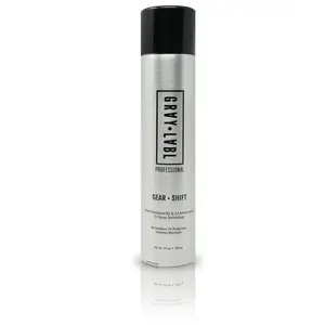 GRAY LABL - GEAR • SHIFT - LIGHT, MEDIUM, FIRM HOLD HAIRSPRAY - DIAL ADJUSTING HAIRSPRAY