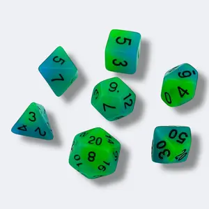 Enchanted Grotto Dice set - Glow in the Dark Dice