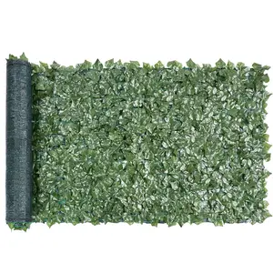 Yaheetech Faux Ivy Privacy Screen 118" x 39" Artificial Leaves Garden Ornaments Decorative Privacy Fence with Mesh for Outdoor Indoor, 1PC