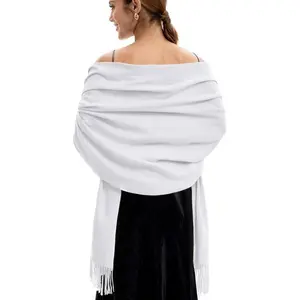 Pashmina Scarf and Shawl - Soft Women Pashminas Wrap for Wedding Evening Party dresses