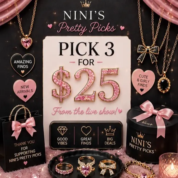 LIVE ONLY - Pretty Pick Bundle | 3 for $25