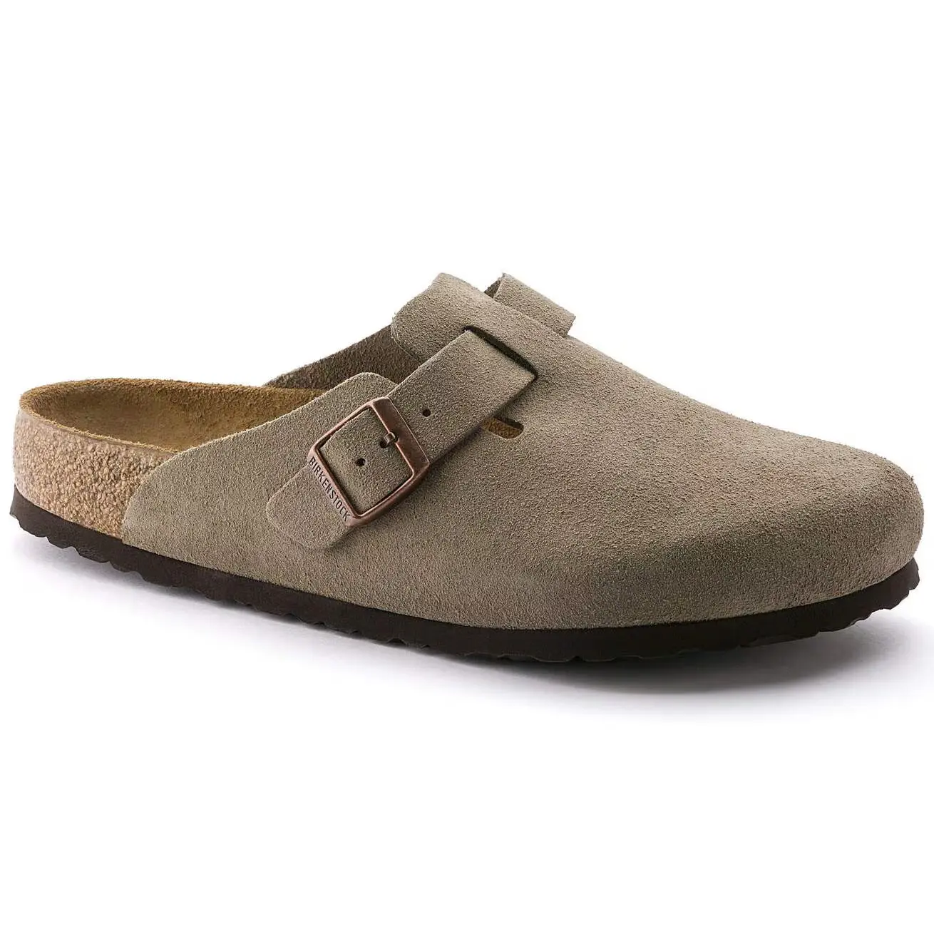 Birkenstock Boston Clog Soft Footbed in Suede Leather Birkenstock Boston Clog Soft Footbed in Suede Leather