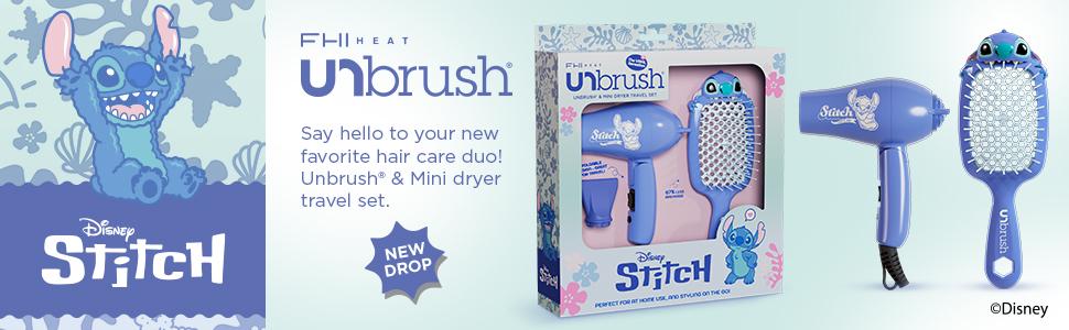 Disney Stitch UNbrush and Stitch Mini Blow Dryer Haircare Duo
