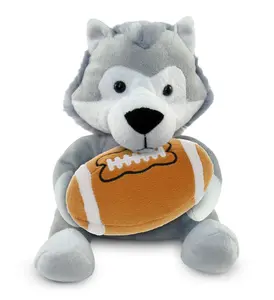 PLUSH FOOTBALL - 6" PLUSH - WOLF