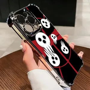 Soul Eater Death the Kid Manga Phone Case Compatible with iPhone 17, 16e, 16, 15, 14, 13, 12, 11, Mini, Pro Max Air X XR XSMAX 8, 7 Plus - Shockproof Transparent Soft Back Cover, Anime Merchandise, Uv Printed, Lightweight Shell, Anime Fans