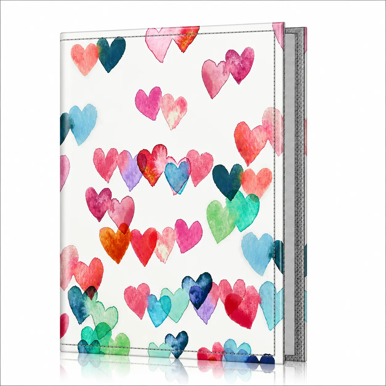Photo Album 4x6 Photos - 52 Pockets Small Wallet Albums For Family | Vegan Leather Cover, 4X6 Picture Keepsakes, Family/Wedding/Travel Memory Book, Baby/Kids/Boys/Girls Gift, Raining Hearts