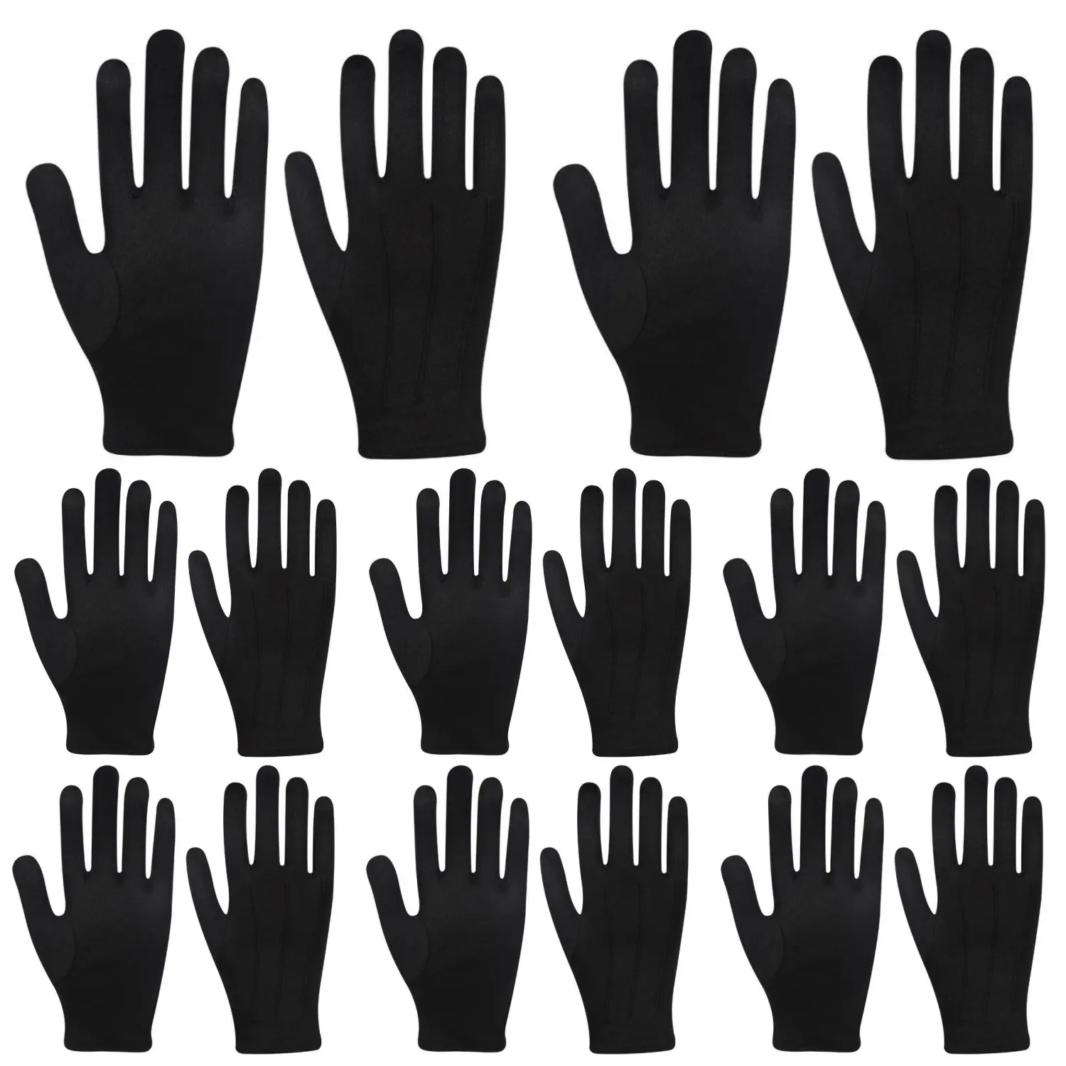 8 Pairs Black Gloves Men Pallbearer Funeral Masonic Parade Mittens Dress  Nylon Uniform Cosplay Costume White Gloves for Formal Tuxedo Guard Party  Supplies - Home Improvement. - TikTok Shop