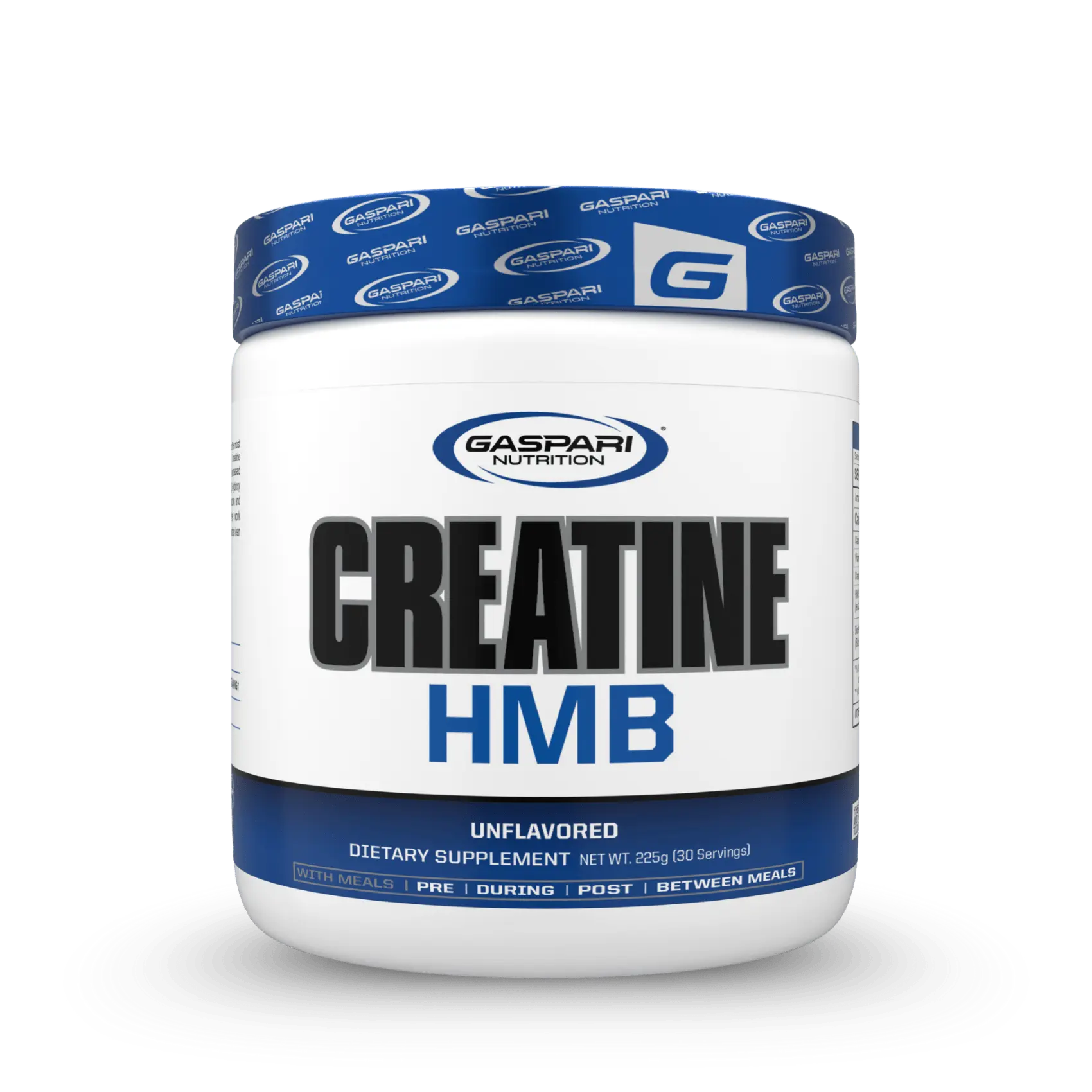 Gaspari Nutrition Creatine HMB - 5g Micronized Creatine Monohydrate + 2g HMB per Serving - Muscle Strength, Power & Recovery Support - Unflavored