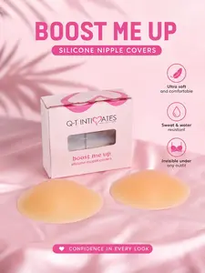 87P QT Intimates Boost Me Up Silicone Breast Enhancers
