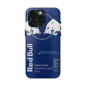 Red Bull Phone Case | Energy Drink Inspired Cover for iPhone 17 - 11 Pro Max Plus Mini X XR XS 7 8 Plus or SAMSUNG GALAXY S25 - S21 Ultra Plus