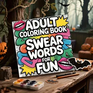 Swear Word Coloring Book for Adults, Hilarious & Relatable Designs, Stress Relief, Unwind After Work, Quick Relaxation, Perfect Gift Idea