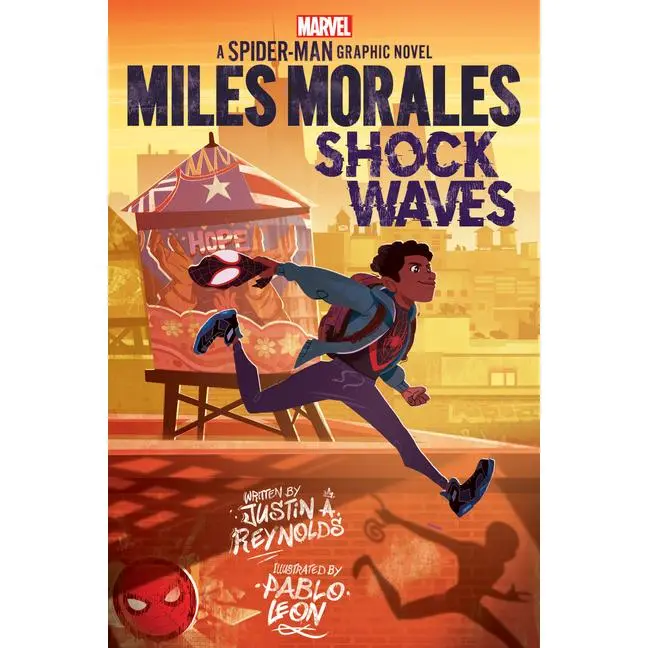 Miles Morales: Shock Waves (Original Spider-Man Graphic Novel) by Justin A. Reynolds (Hardcover)
