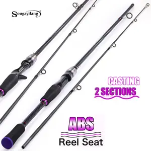 Sougayilang  Baitcating /Spinning fishing Rods, Carbon Fiber for Bass, Trout, Walleye, Catfish & More, 24 Ton & 9 Lavers, UltraLight SFS & BFS christmas gift
