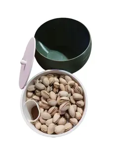 Double Layer Snack Bowl for Pistachios, Sunflower Seeds & Nuts