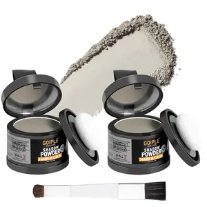 Root Cover Up Powder for Women - Light Gray Hairline Powder for Bald Spots, Eyebrows, Beard Line, Light-Blonde Hair Fibers for Thinning Hair Shadow Powder 2 Pack