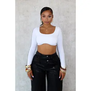Harriet Back Cutout Crop Top