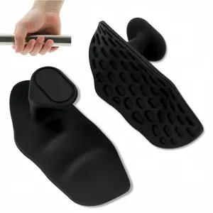 Anti-Slip Workout Grips - Ergonomic Rubber Hand Protector Gloves for Weight Lifting, Pull-Ups, Gym Training and Exercise, for Men and Women
