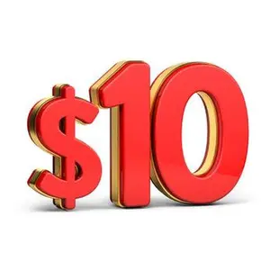 Ten Bucks Art Print 10 x 10