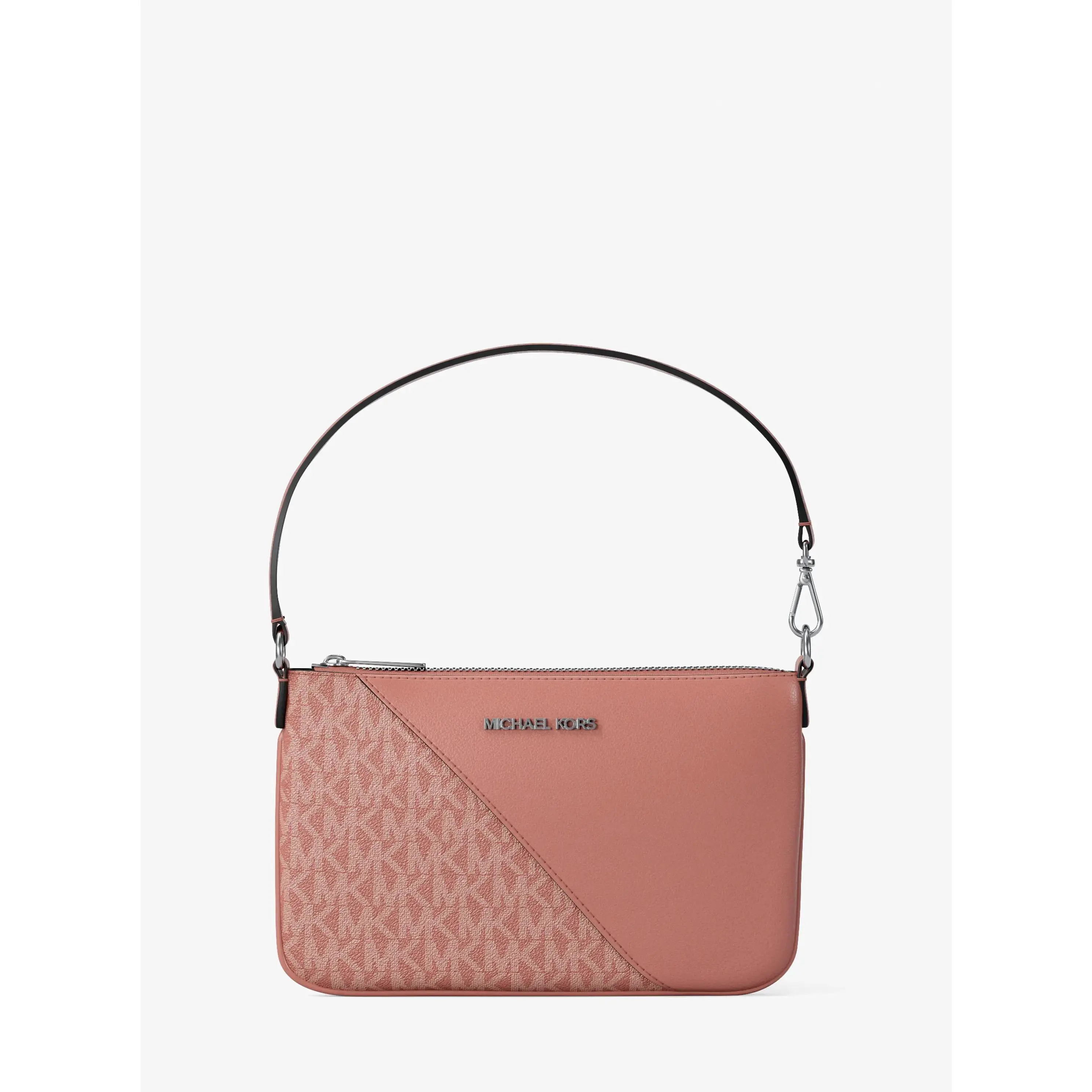 Jet Set Travel Small Signature Logo and Smooth Wristlet
