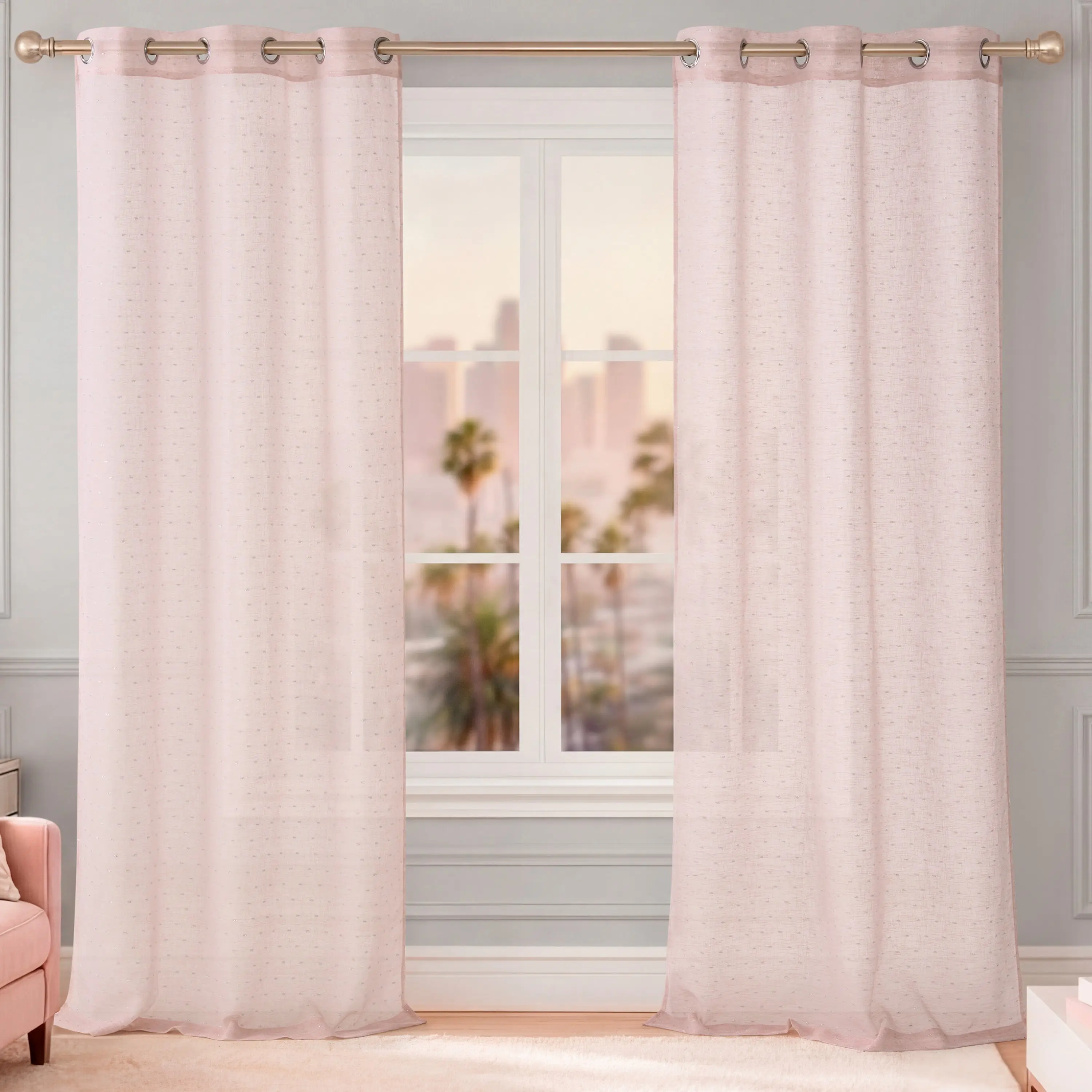 Juicy Couture Aurora Sheer Window Curtain