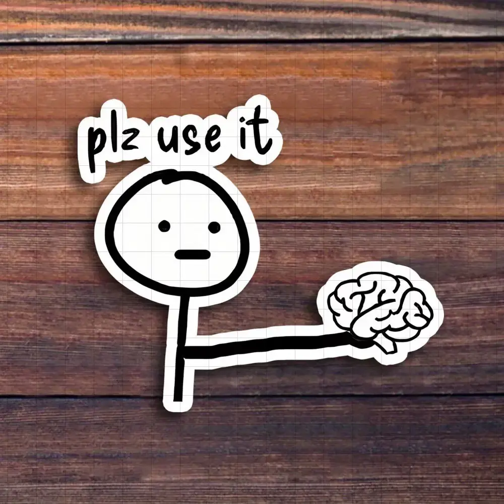 Please Use lt As A Sticker - A Fun Viny!Sticker for Laptops, Water Bottles, Desks, PersonalCorners | Perfect for Humor Enthusiasts, StudentsTech Enthusiasts, and Friends | The Perfect Gag Giftfor Friends, Family, and Colleagues, Funny Stickers