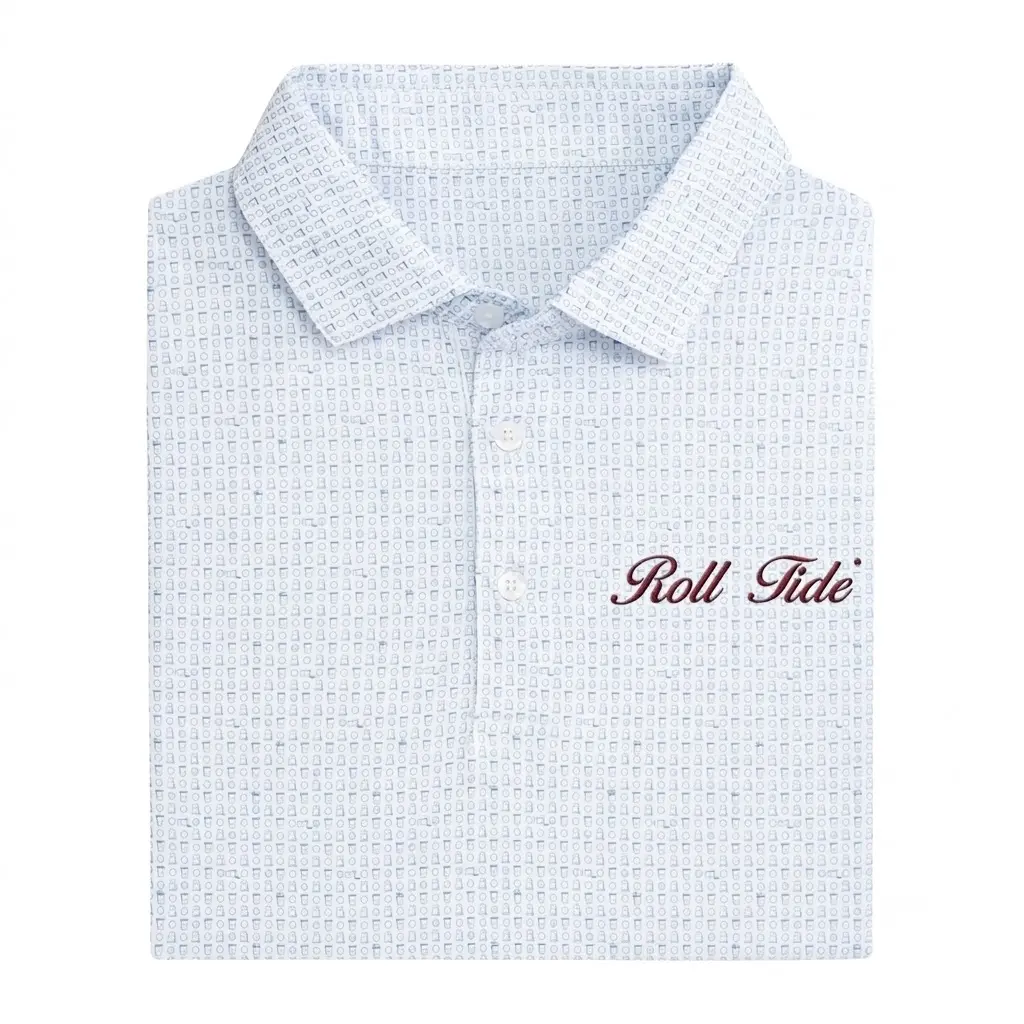 Alabama Roll Tide Vintage Script Performance Polo Shirt