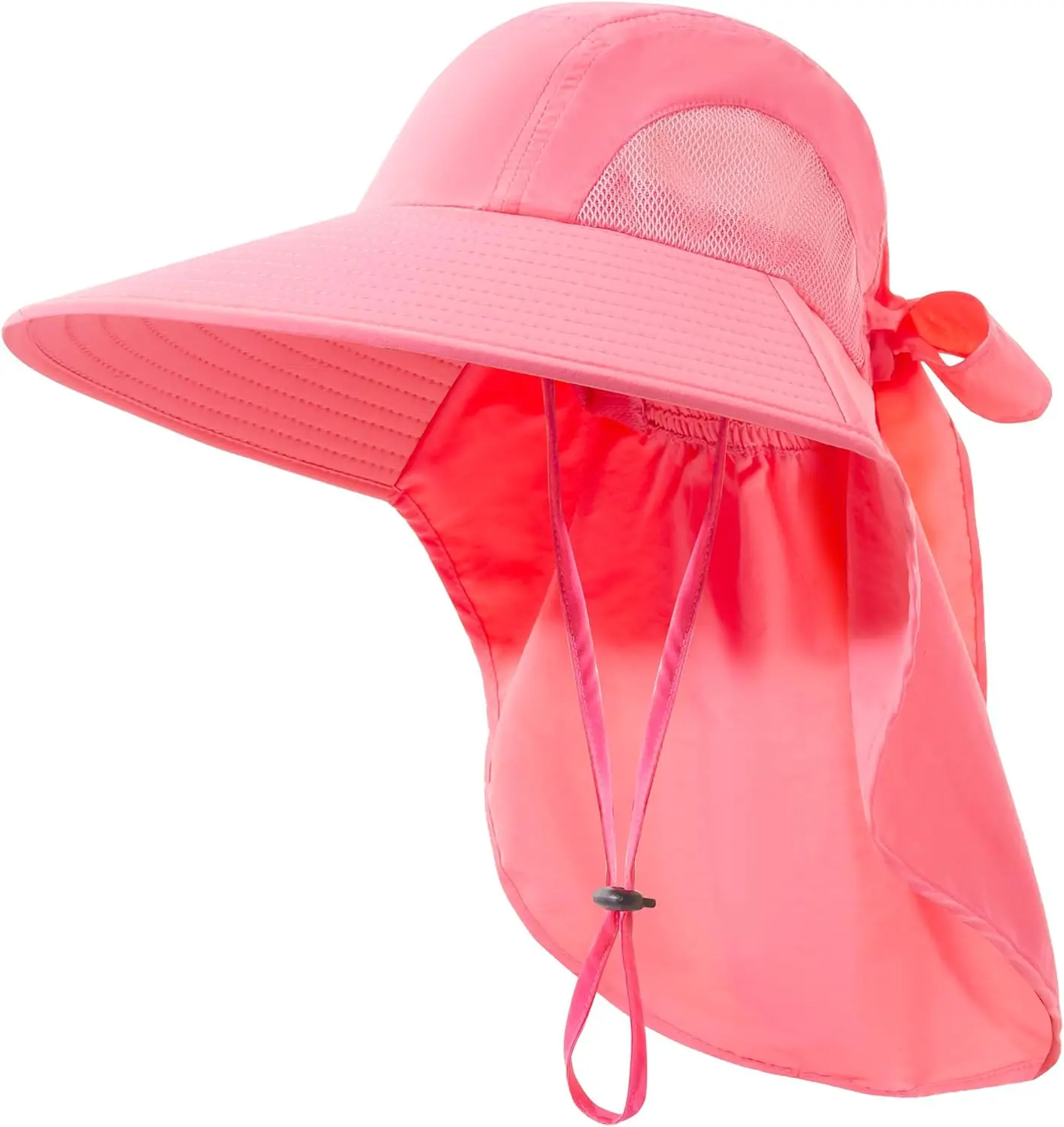 Womens Sun Hat UV Protection, Foldable  Wide Brim Bucket Hats with  Flap for Summer Beach Fishing Hiking