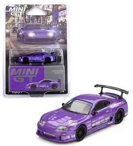 Mini GT 1:64 Toyota Supra (A80) Top Secret GT-300 Top Secret Purple MGT01067