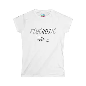 Psycho Chic Women's Tee, Casual Summer Top, Gift for Her, Trendy Graphic Shirt, Statement Clothing