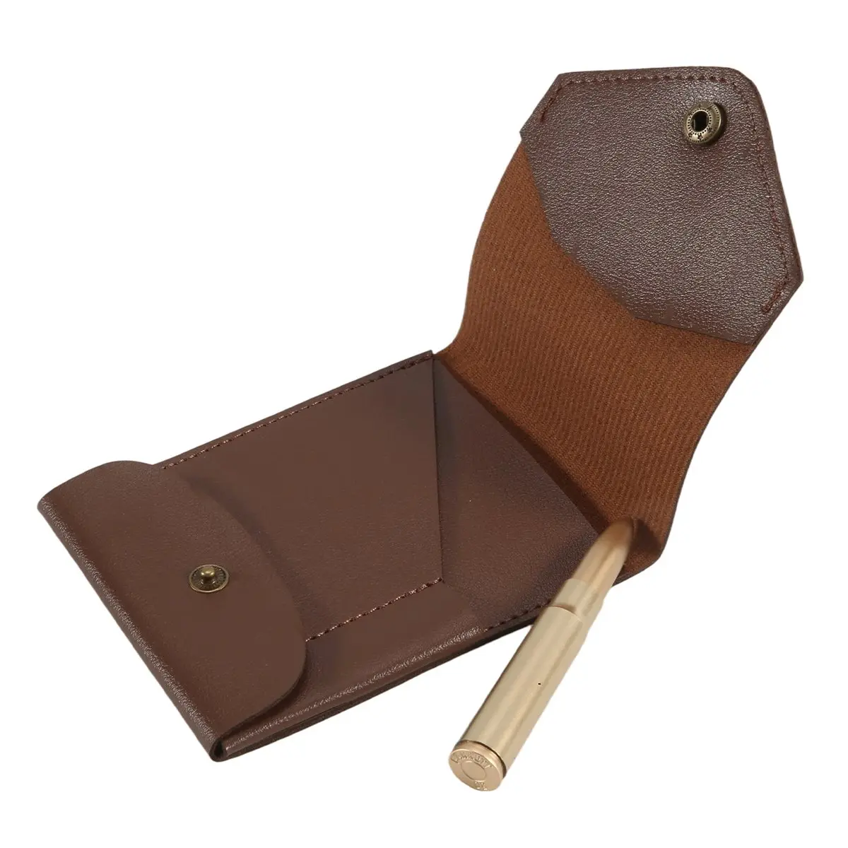Multifunctional Compact Wallet, Handmade PU Wallet for Men, Small Slim Thin Credit Card Functional