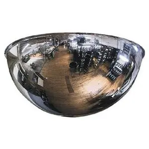 26 in PRO-SAFE Round Full Dome Safety Mirror, Indoor Home & Room Decor Mirror, Acrylic Lens, Steel Backing, 28 ft Max Covered Distance, DOMEX-M-26