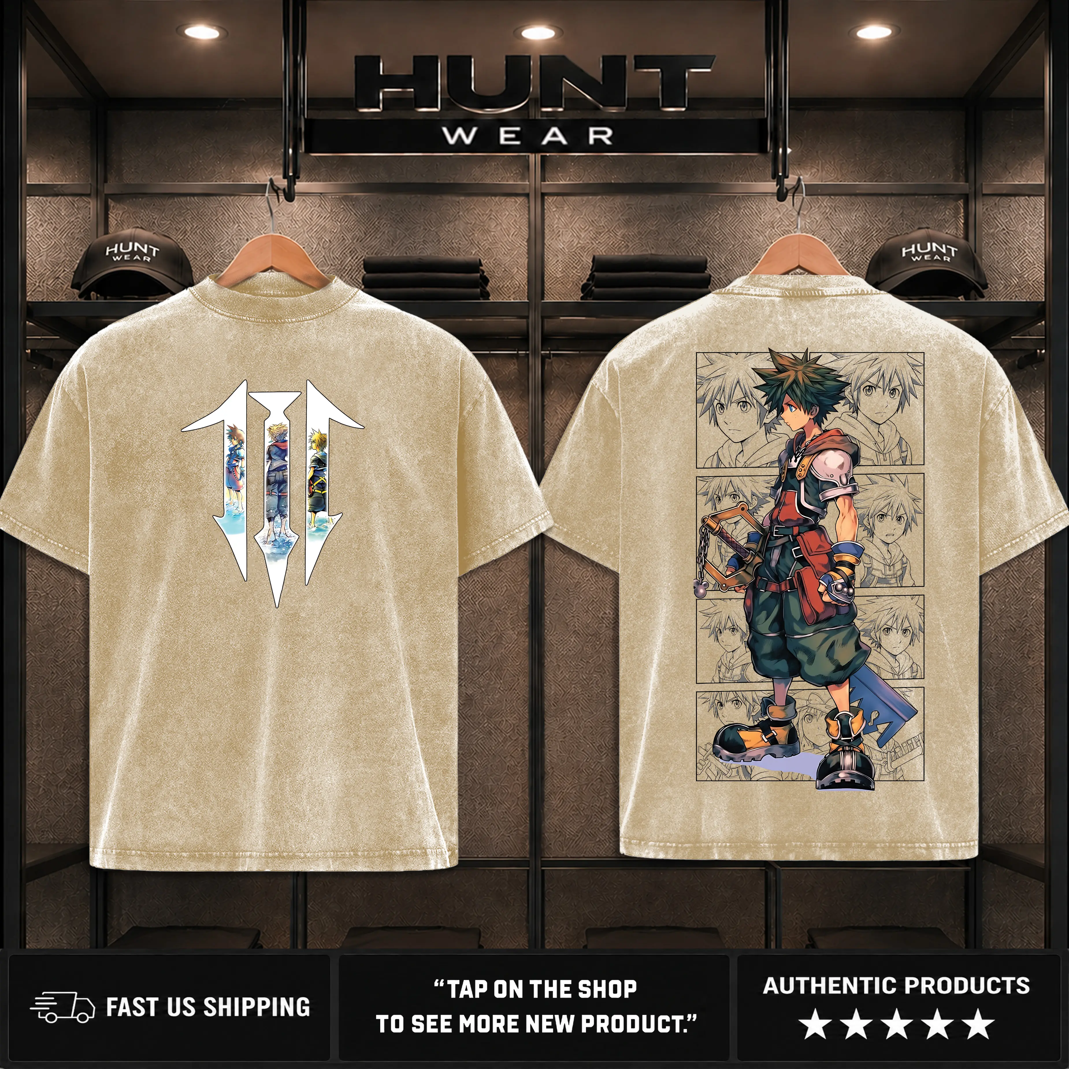 KINGDOM HEARTS SORA v2 Tshirt Unisex graphic tee 90s Fabric Fit Clothes Top Cotton, Menswear Top Black Casual Crewneck Shortsleeve Clothes Soft