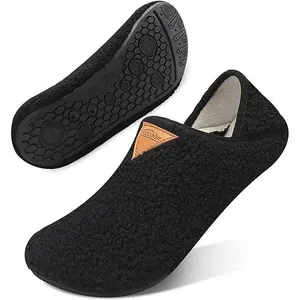 House Barefoot Slippers for Women Socks Furry Barefoot Slippers Comfy Slip on Slippers Indoor Cozy  for Home Bedroom Yoga Travel