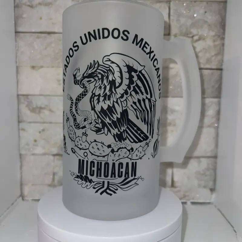 ESCUDO Frosted Mug 16 oz Reusable Washable ESCUDO Frosted Mug 16 oz Reusable Washable
