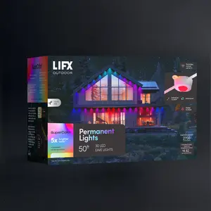 LIFX Outdoor SuperColor Permanent Lights 50ft Kit - White