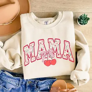 Cute Cherry Mama Shirt, Cute Gift For Mothers Day, Gift For Mom, Coquette Cherry Mama Shirt, Motherhood Shirt, Mom Gifts, Mom Daughter Shirts