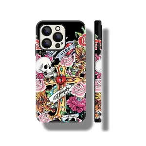 Durable Hardy-Inspired Shockproof Protective Phone Case Cover Protector for iPhone 11, 12, 14, 15, 16,17 Pro Max Plus Stylish Y2K Aesthetic Accessories, Trendy Fashion for Enthusiasts