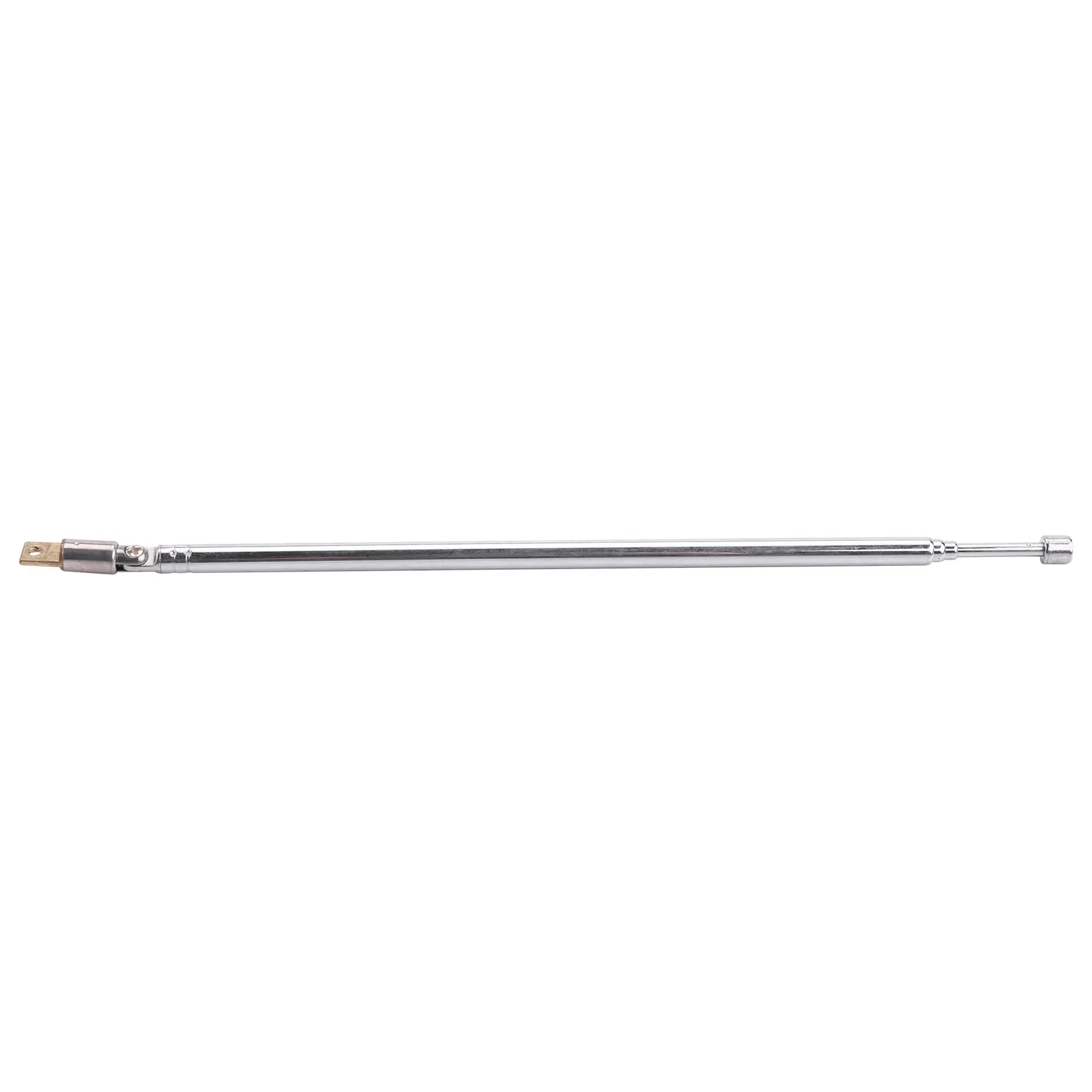 Automotive Perfect Replacement Telescopic Car Antenna - 60cm 4-Section Brass-Steel Aerial for Radio, Phone Antennas, 1 Auto Accessory