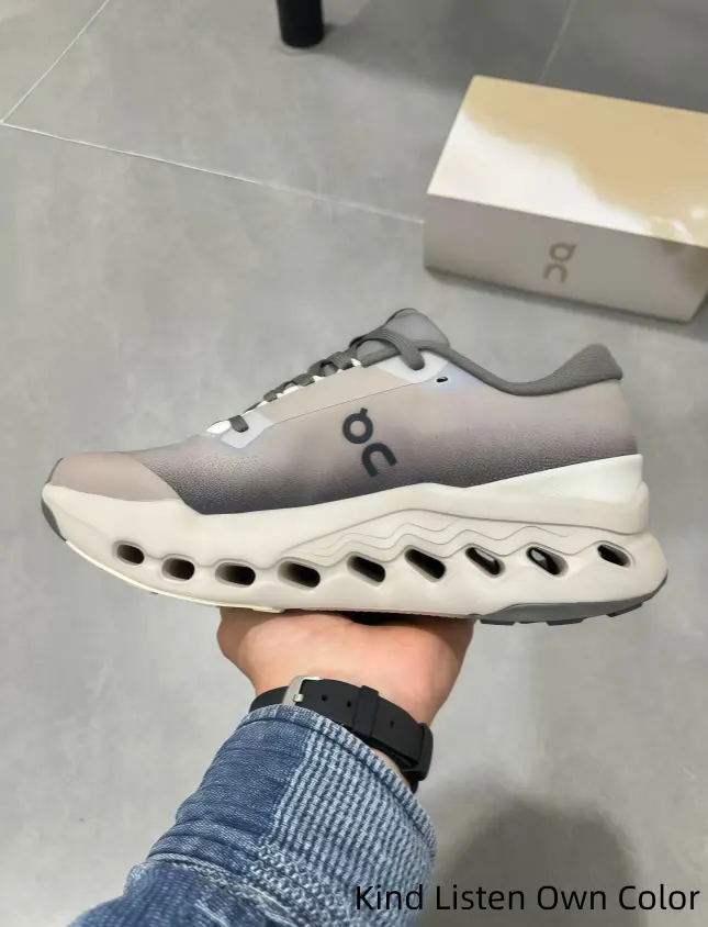 High supportive athletic shoes with thick layered soles reduce foot soreness for all-day shopping, travel and casual daily activities