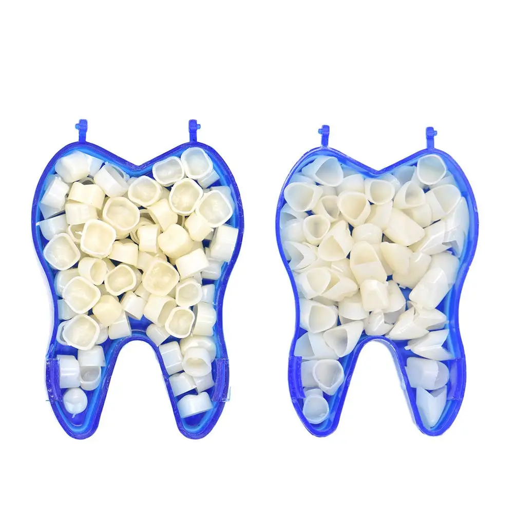 2 Box Dental Temporary Crown Kit,Anterior Front&Molar Posterior | Temporary Crown Veneers, Dental Material