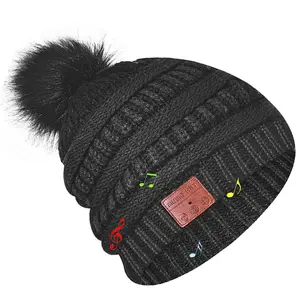 Wireless Music Beanie Hat for Men & Women - Wireless Stereo Headphones, Volume Control, Rechargeable Battery, Perfect for Outdoor Sports & Business