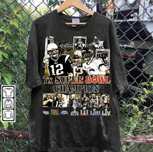 Tom Brady 90s Vintage Bootleg Style T-Shirt, Classic Retro Graphic Unisex Tee Gift For Men and Women